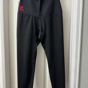 Women’s Corset Sweat Enhancing Black Leggings